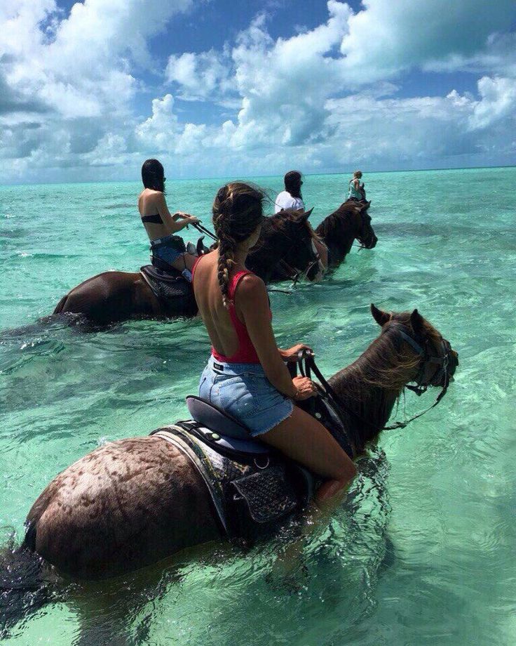 HORSE RIDING ON THE BEACH IN SHARM