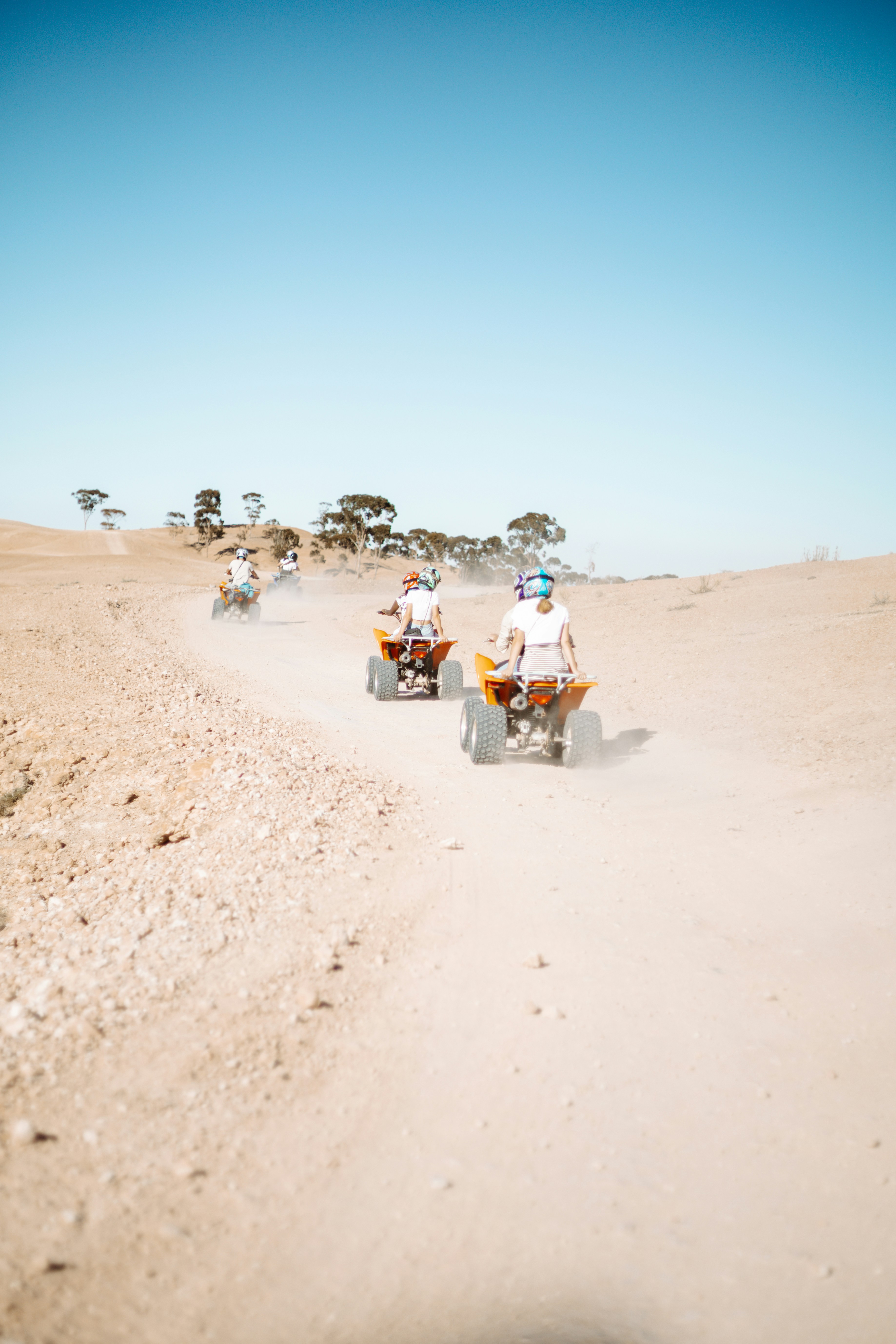 SUNRISE OR SUNSET QUADS IN THE DESERT IN SHARM